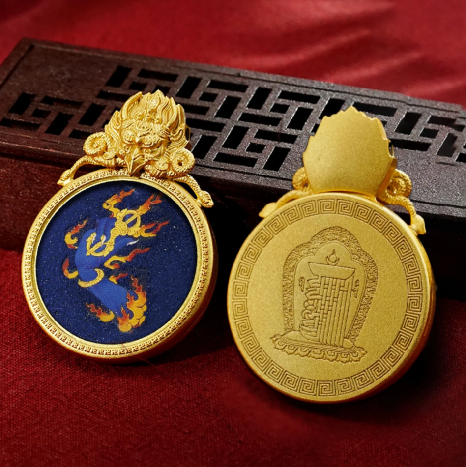 Fanchen·Tibetan Hand of Buddha Pendant Necklace