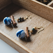 Fanchen·Miao Handmade Tie-Dye Earrings