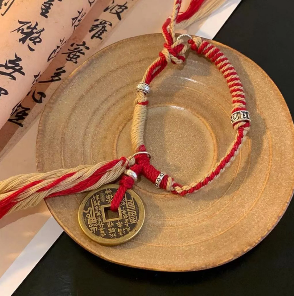 Fanchen·Tibetan Style Handmade Adjustable Ethnic Couple Bracelet